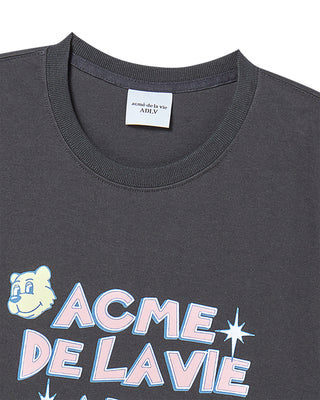 WOMAN AC BEAR CANDY SHORT SLEEVE T-SHIRT CHARCOAL
