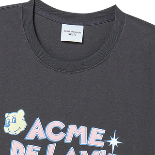 WOMAN AC BEAR CANDY SHORT SLEEVE T-SHIRT CHARCOAL