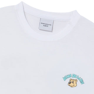 WOMAN MINI AC BEAR SHORT SLEEVE T-SHIRT WHITE