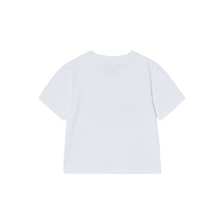WOMAN NY IMAGE CROP SHORT SLEEVE T-SHIRT WHITE