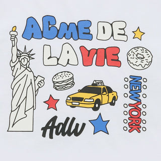 WOMAN NY IMAGE CROP SHORT SLEEVE T-SHIRT WHITE