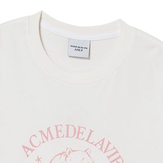 WOMAN POLAR BEAR SHORT SLEEVE T-SHIRT CREAM
