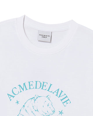 WOMAN POLAR BEAR SHORT SLEEVE T-SHIRT WHITE