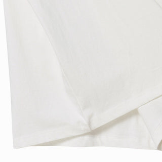 WOMAN RABBIT BEAR DOLL LOGO SHORT SLEEVE T-SHIRT CREAM