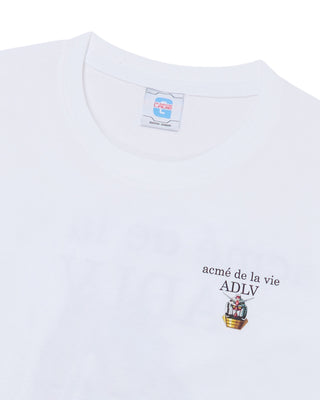 MOBILE SUIT GUNDAM BASIC LOGO SHORT SLEEVE T-SHIRT WHITE