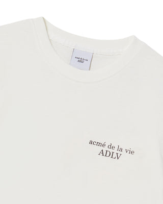 KIDS AC BEAR BASIC LOGO SHORT SLEEVE T-SHIRT CREAM