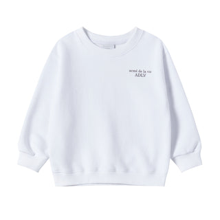 KIDS AC BEAR TREE SWEATSHIRT WHITE