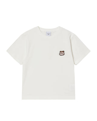 KIDS AC BEAR WAPPEN SHORT SLEEVE T-SHIRT CREAM