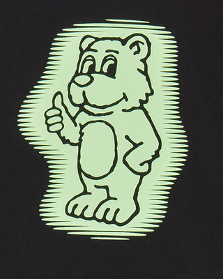 KIDS AC BEAR NEON SHORT SLEEVE T-SHIRT BLACK