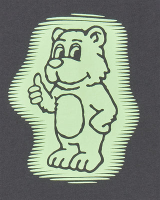 KIDS AC BEAR NEON SHORT SLEEVE T-SHIRT CHARCOAL