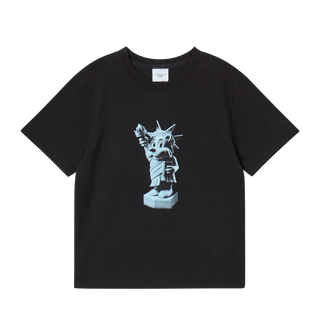 KIDS AC BEAR STATUE OF LIBERTY SHORT SLEEVE T-SHIRT BLACK