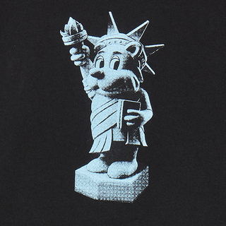 KIDS AC BEAR STATUE OF LIBERTY SHORT SLEEVE T-SHIRT BLACK