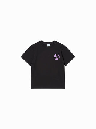 KIDS A SYMBOL CIRCLE SHORT SLEEVE T-SHIRT BLACK