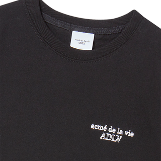KIDS BORDER LINE BASIC LOGO SHORT SLEEVE T-SHIRT BLACK