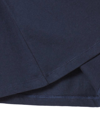 KIDS BORDER LINE BASIC LOGO SHORT SLEEVE T-SHIRT DARK NAVY