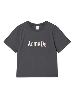 KIDS COLOR LOGO SHORT SLEEVE T-SHIRT CHARCOAL