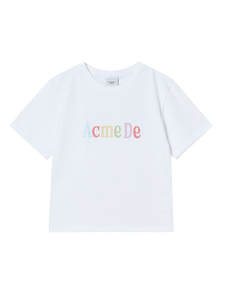 KIDS COLOR LOGO SHORT SLEEVE T-SHIRT WHITE