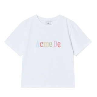 KIDS COLOR LOGO SHORT SLEEVE T-SHIRT WHITE