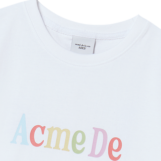 KIDS COLOR LOGO SHORT SLEEVE T-SHIRT WHITE