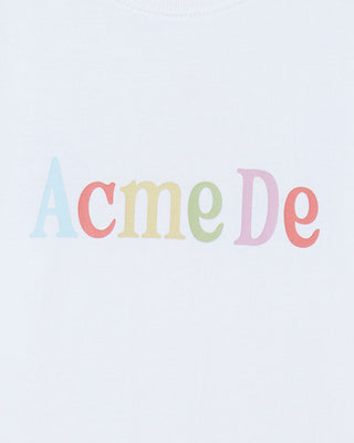 KIDS COLOR LOGO SHORT SLEEVE T-SHIRT WHITE