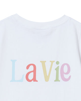 KIDS COLOR LOGO SHORT SLEEVE T-SHIRT WHITE