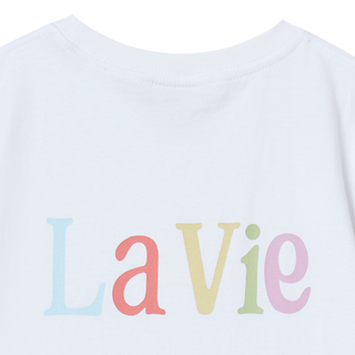 KIDS COLOR LOGO SHORT SLEEVE T-SHIRT WHITE