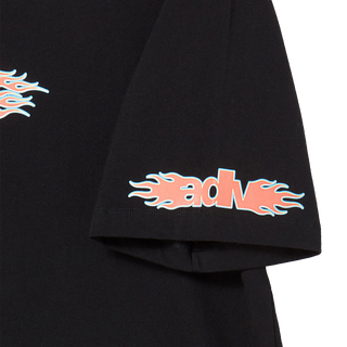 ADLV FIREWORKS LOGO SHORT SLEEVE T-SHIRT BLACK