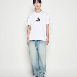 A SYMBOL STANDARD SHORT SLEEVE T-SHIRT WHITE