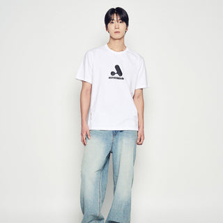 A SYMBOL STANDARD SHORT SLEEVE T-SHIRT WHITE