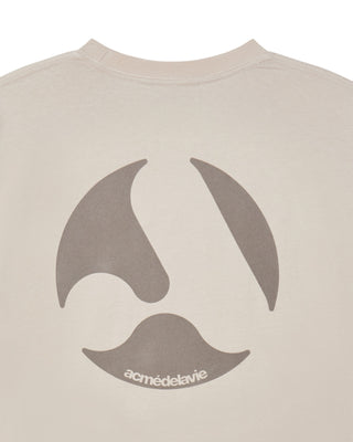 A SYMBOL CIRCLE SHORT SLEEVE T-SHIRT ESSENTIAL BEIGE