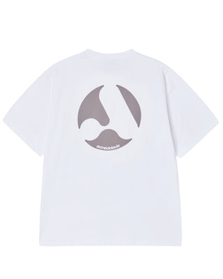 A SYMBOL CIRCLE SHORT SLEEVE T-SHIRT WHITE