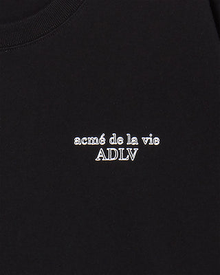 BORDER LINE BASIC LOGO SHORT SLEEVE T-SHIRT BLACK