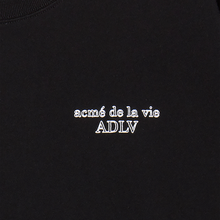 BORDER LINE BASIC LOGO SHORT SLEEVE T-SHIRT BLACK