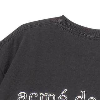 BORDER LINE BASIC LOGO SHORT SLEEVE T-SHIRT BLACK
