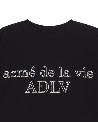 BORDER LINE BASIC LOGO SHORT SLEEVE T-SHIRT BLACK