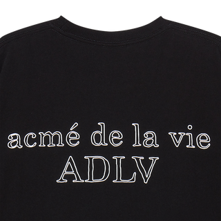 BORDER LINE BASIC LOGO SHORT SLEEVE T-SHIRT BLACK