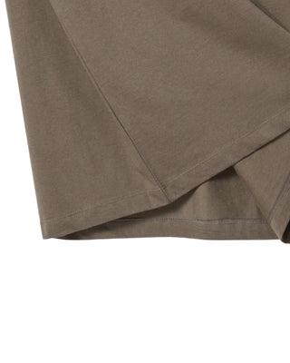 BORDER LINE BASIC LOGO SHORT SLEEVE T-SHIRT COCOA