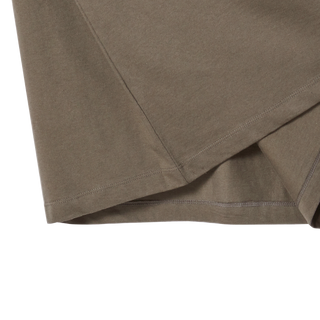 BORDER LINE BASIC LOGO SHORT SLEEVE T-SHIRT COCOA