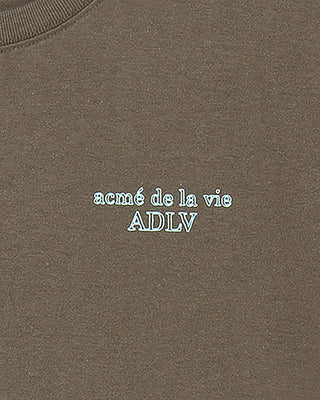 BORDER LINE BASIC LOGO SHORT SLEEVE T-SHIRT COCOA