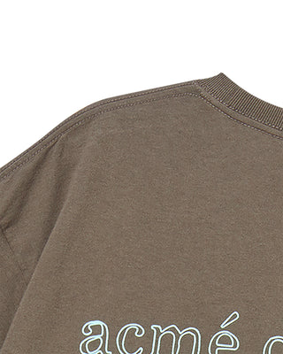 BORDER LINE BASIC LOGO SHORT SLEEVE T-SHIRT COCOA