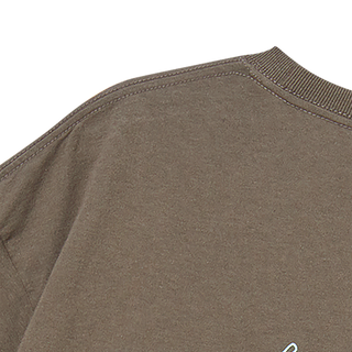 BORDER LINE BASIC LOGO SHORT SLEEVE T-SHIRT COCOA