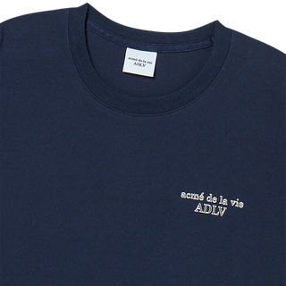 BORDER LINE BASIC LOGO SHORT SLEEVE T-SHIRT DARK NAVY