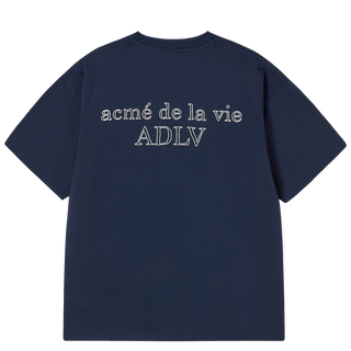BORDER LINE BASIC LOGO SHORT SLEEVE T-SHIRT DARK NAVY