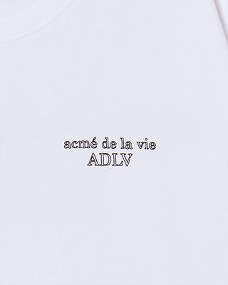 BORDER LINE BASIC LOGO SHORT SLEEVE T-SHIRT WHITE