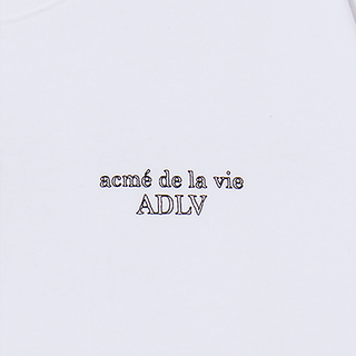 BORDER LINE BASIC LOGO SHORT SLEEVE T-SHIRT WHITE