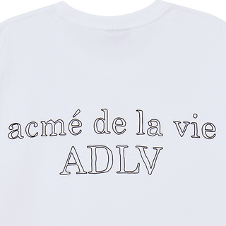BORDER LINE BASIC LOGO SHORT SLEEVE T-SHIRT WHITE