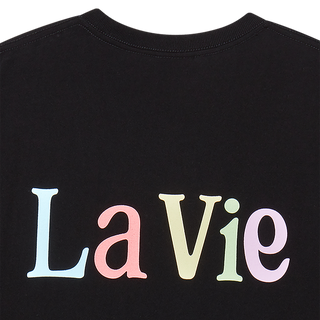 COLOR LOGO SHORT SLEEVE T-SHIRT BLACK