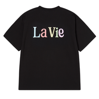 COLOR LOGO SHORT SLEEVE T-SHIRT BLACK