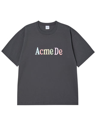 COLOR LOGO SHORT SLEEVE T-SHIRT CHARCOAL
