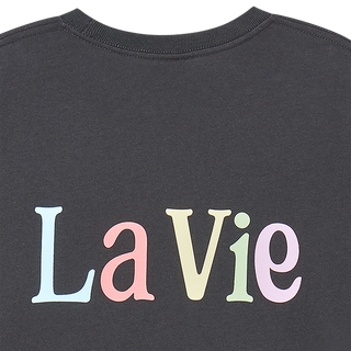 COLOR LOGO SHORT SLEEVE T-SHIRT CHARCOAL